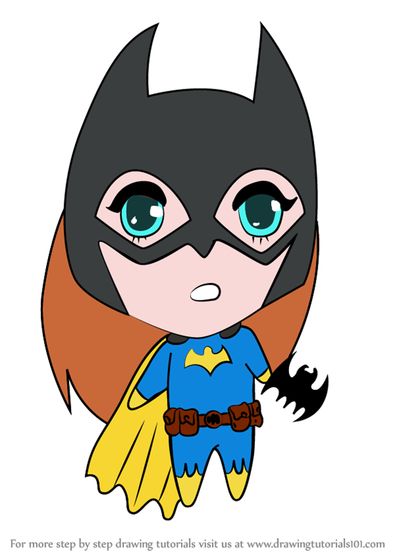 567x800 Baby Batgirl Drawing
