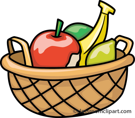 550x478 Fruit Bowl Clipart