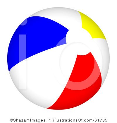 400x420 Pretty Beachball Clipart Rf