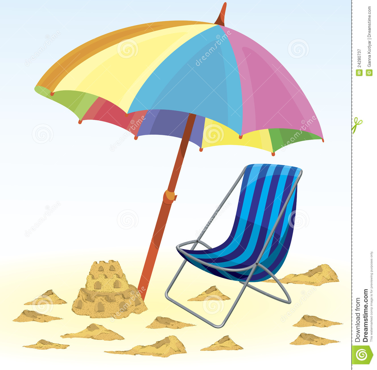 1325x1300 Sand Beach Chair Clipart