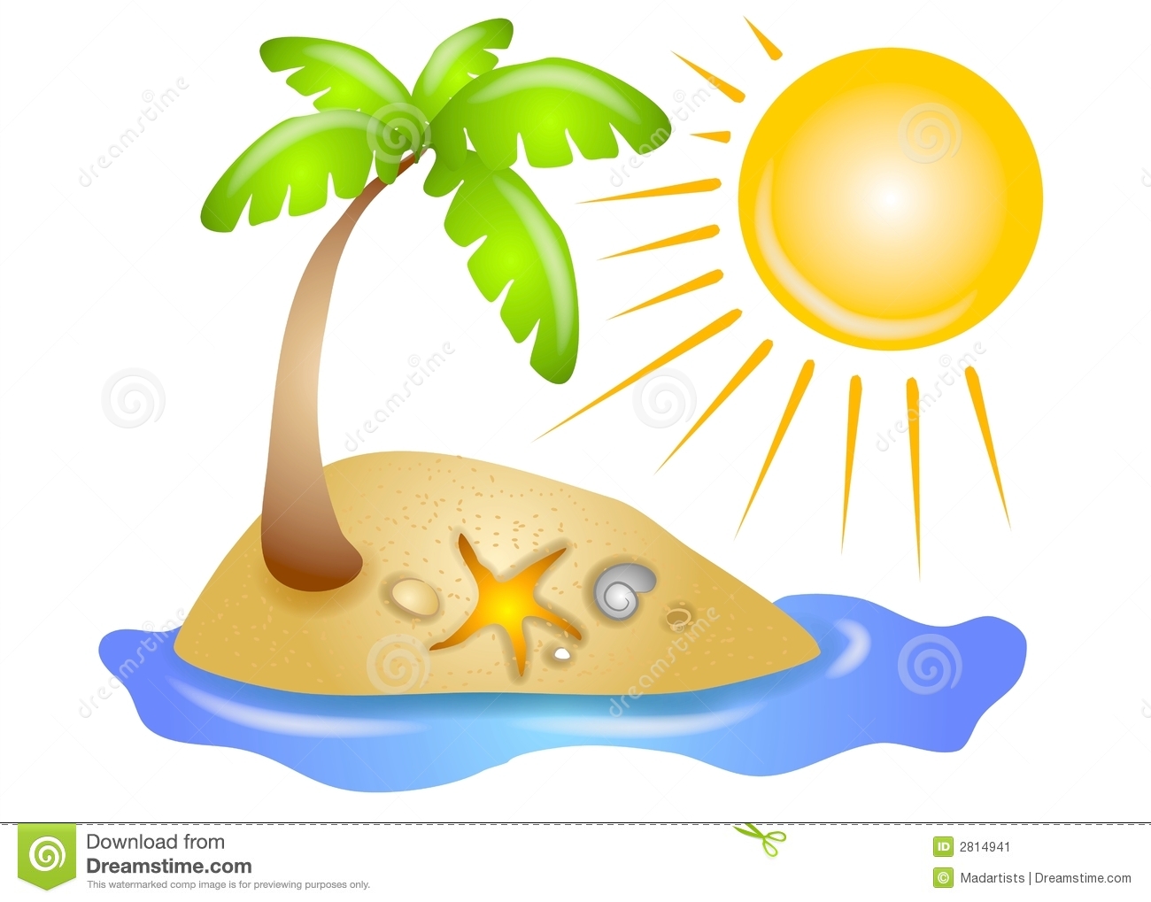 1300x1019 Palm Tree Beach Clipart
