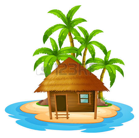 450x446 Beach House Clipart Clip