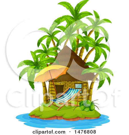 450x470 Royalty Free (Rf) Beach House Clipart, Illustrations, Vector