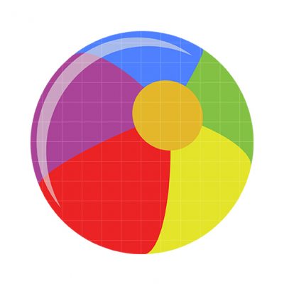 400x400 Beach Ball Clipart Clipartaz Free Clipart Collection