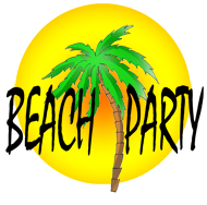 190x188 Party Clip Art Beach Party Sun Clipart Panda