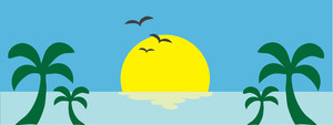 300x113 Water Scene Clipart