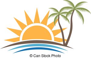 300x193 Desert Design Elements Sun Logo Clip Art Vector And Illustration