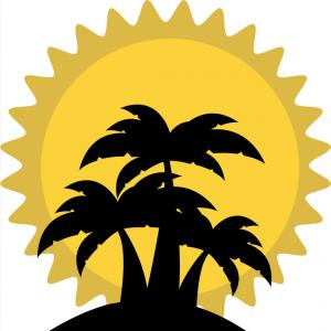 300x300 Mountain Sunset Black And White Clipart Sohadacouri