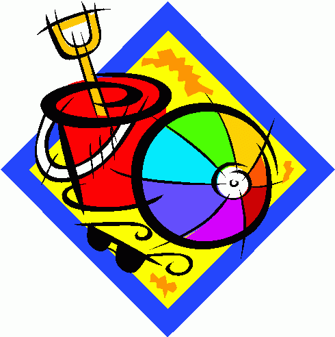 490x492 Beach Theme Clip Art