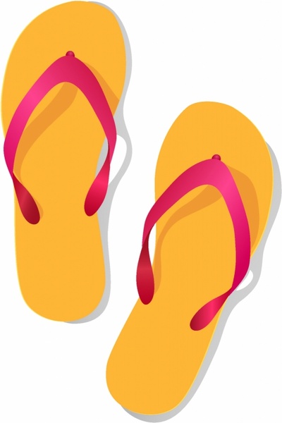 400x600 Sandal Clipart Beach Theme