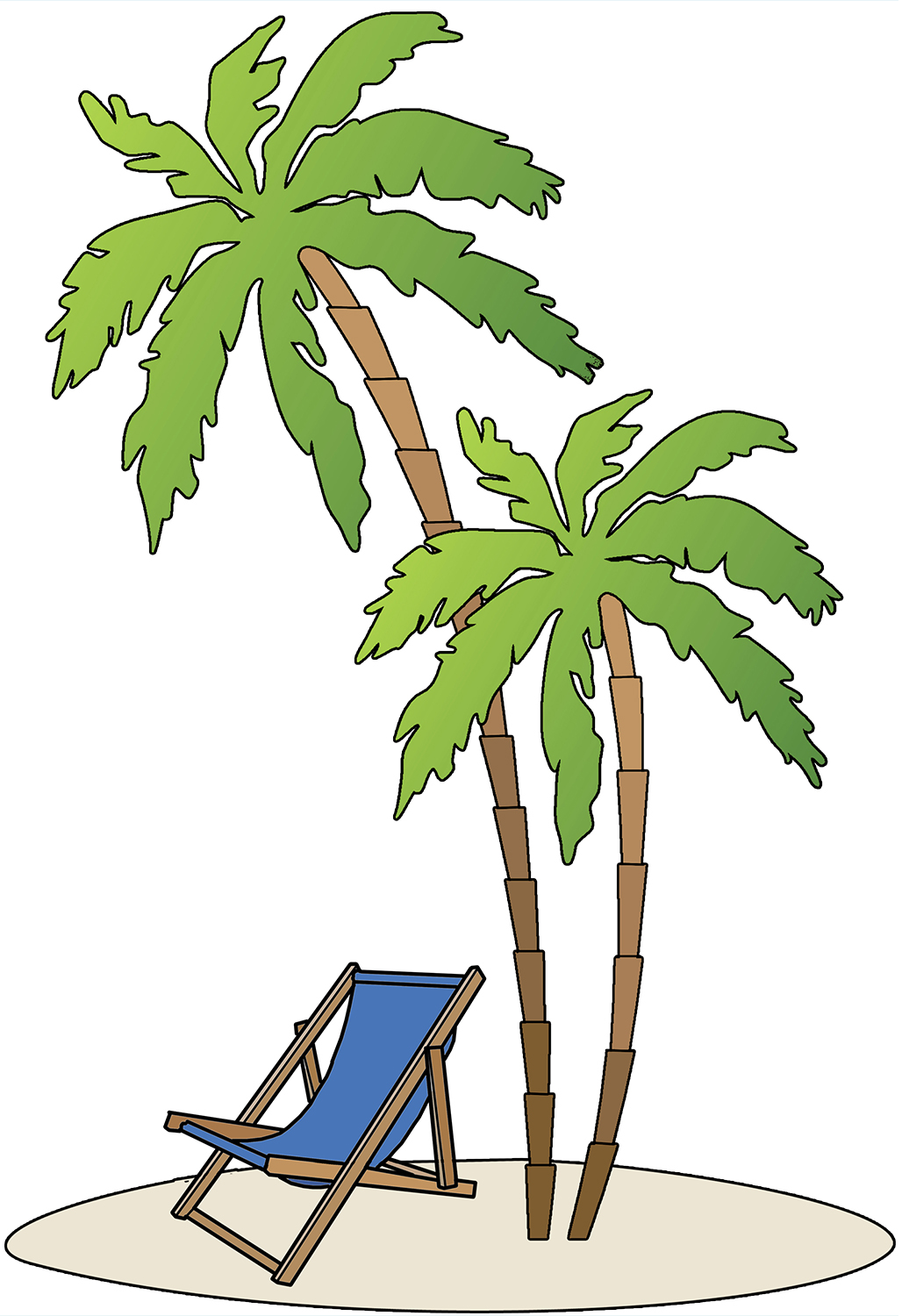 1028x1500 Beach Themed Clipart Border