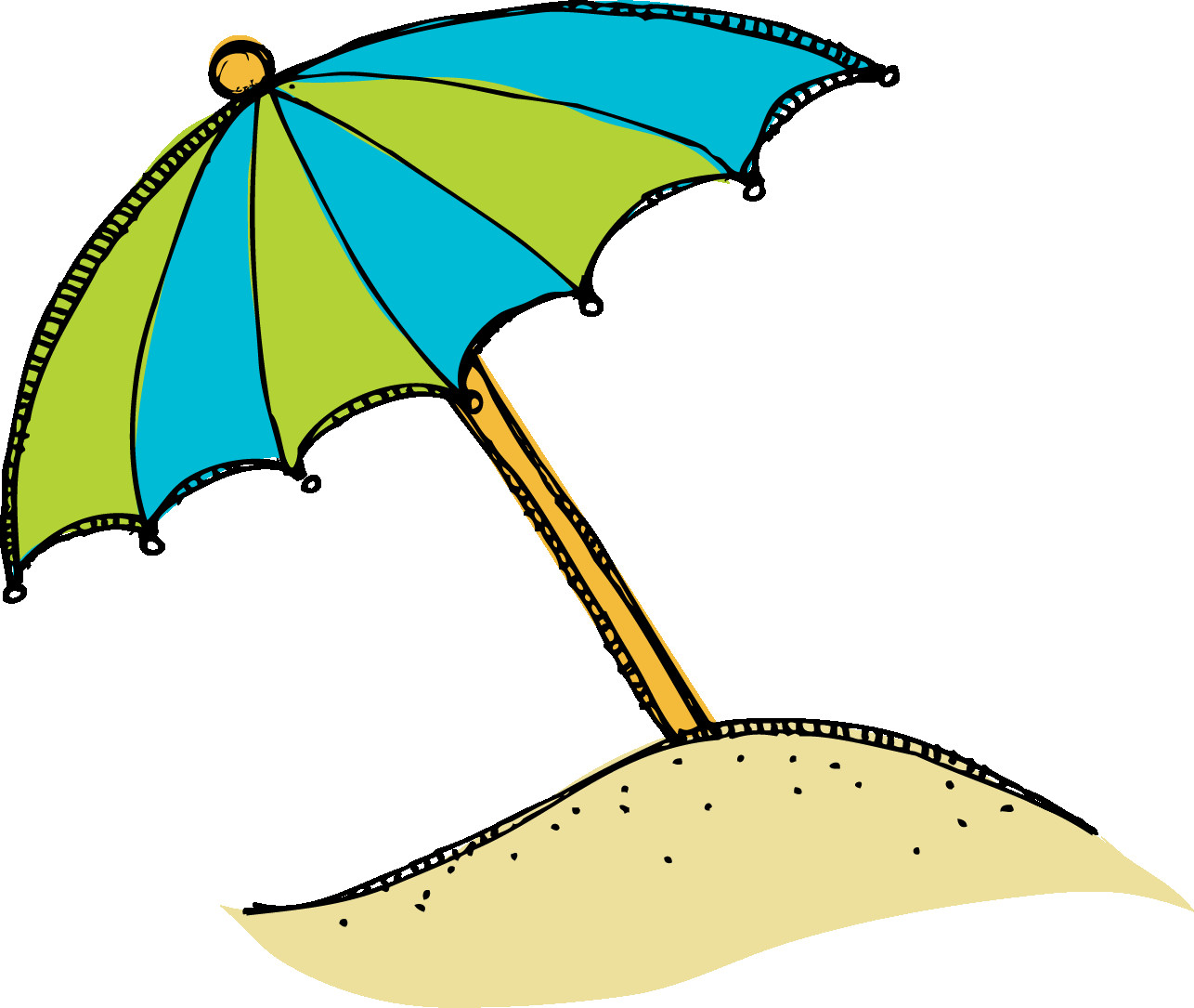 1286x1085 Beach Clip Art Cartoon Free Clipart Images 2 Clipartix Simple