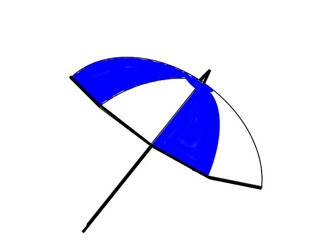 640x492 Beach Umbrella Clipart Free