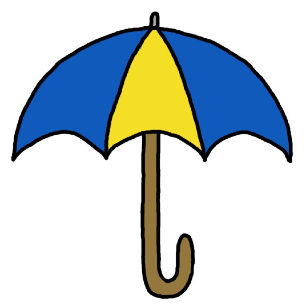 1024x1024 Umbrella Clip Art Free Animal Clipart