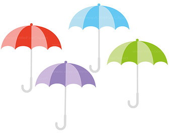 340x270 Umbrella Red Clip Art Download