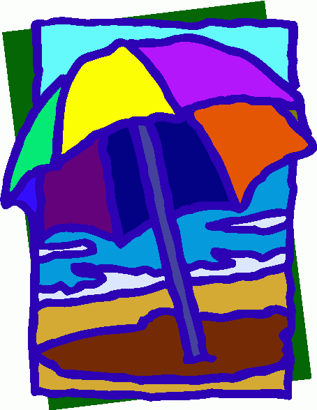 454x588 Beach Umbrella Cartoon