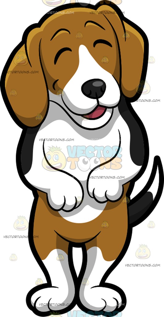 532x1024 Laughing Dog Clipart
