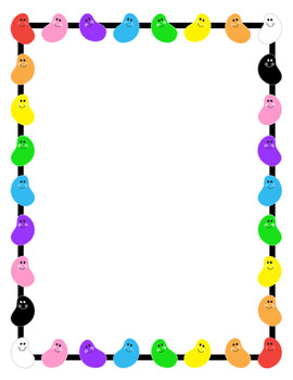270x350 Jelly Beans Clip Art And Border Frame By Dancing Crayon Designs