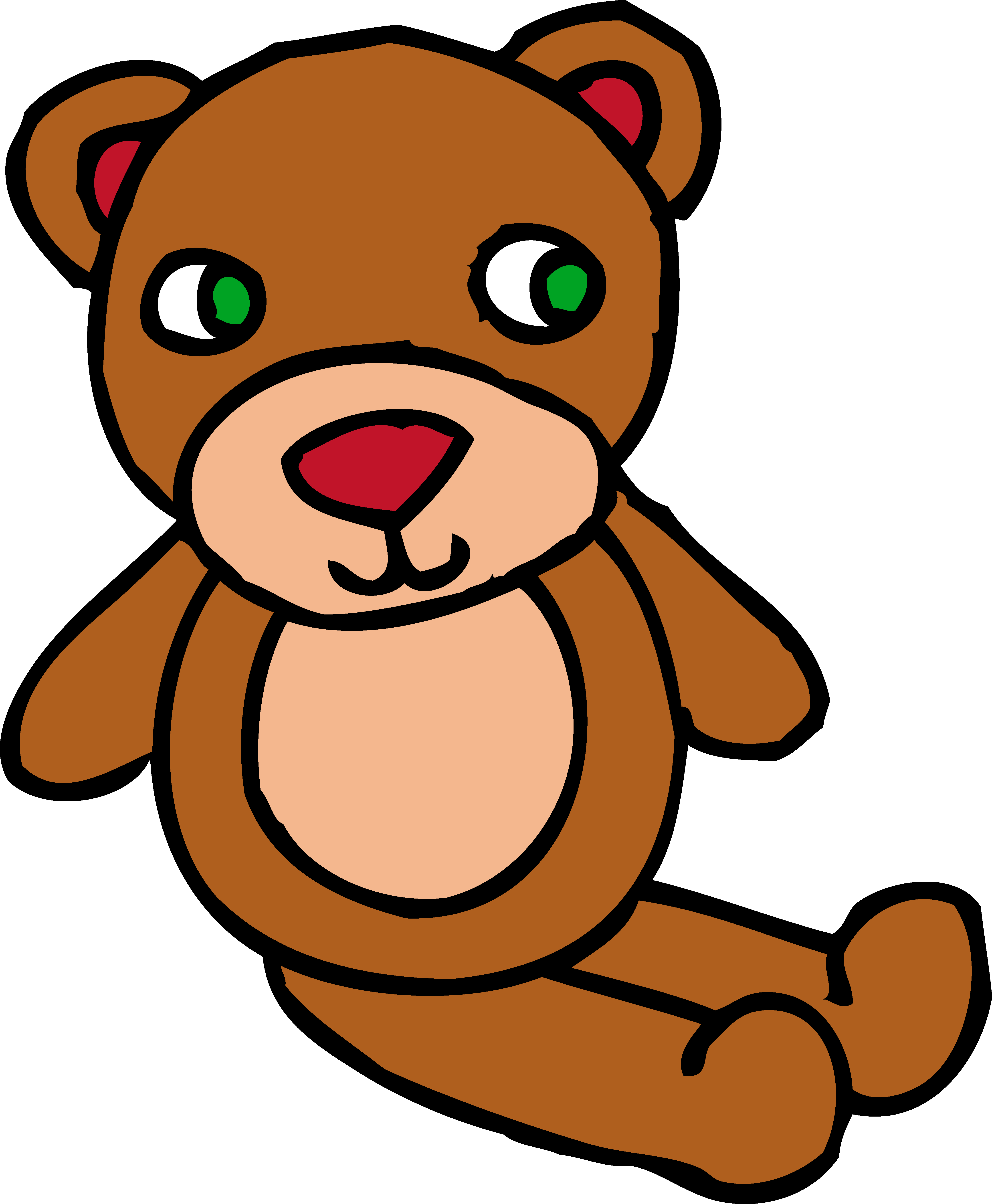 4459x5412 Clip Art Clip Art Of Teddy Bear