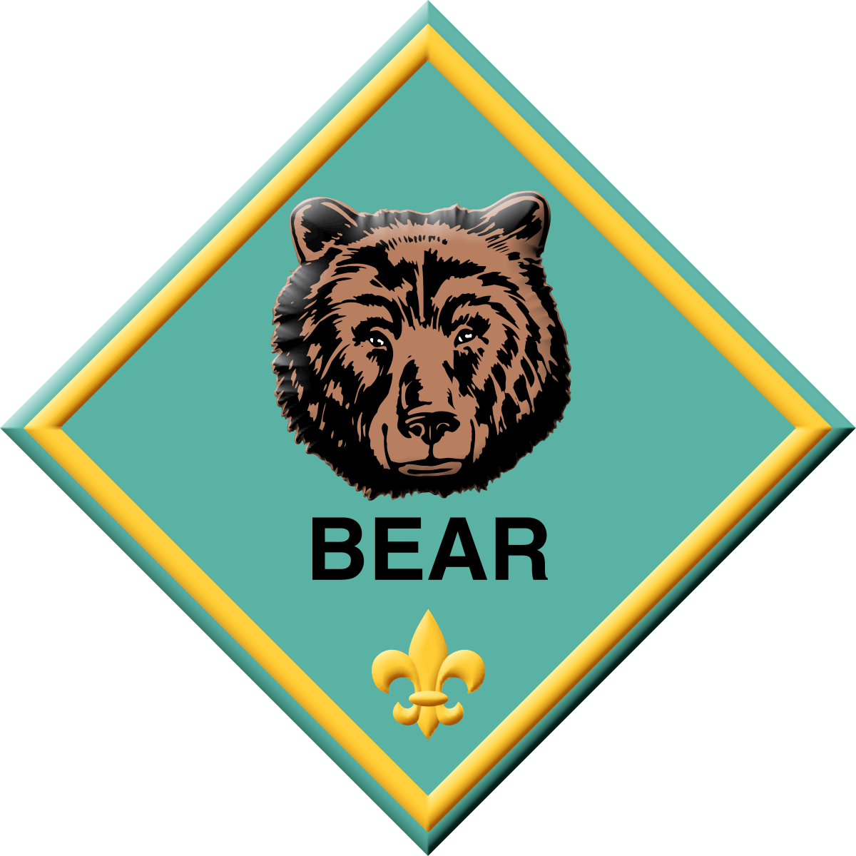 1200x1200 Bear Clipart Boy Scouts