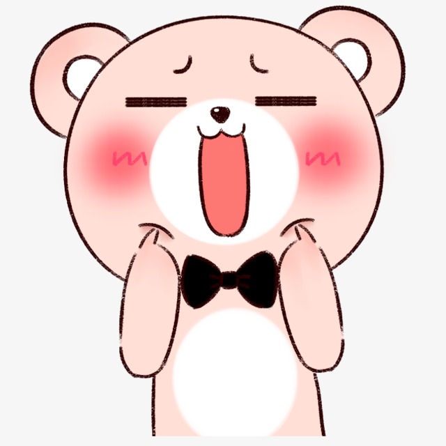 640x640 Bear Face, Lovely, Vector, Bow Png Image And Clipart For Free Download