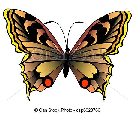 450x376 Beautiful Butterfly Clip Art Vector