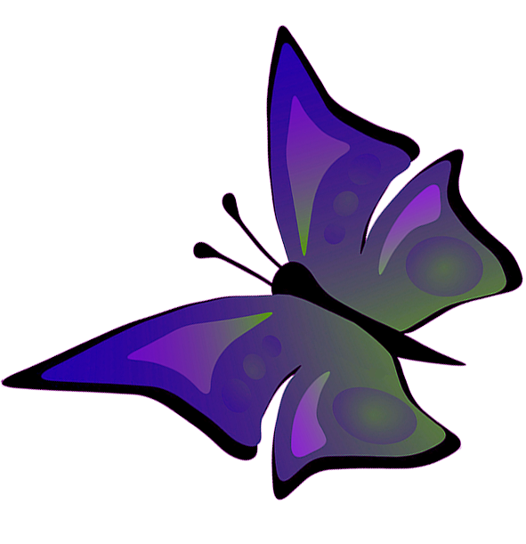 591x611 Butterfly Clipart