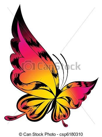 350x470 Vector Beautiful Butterfly Vector Clipart