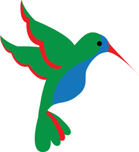 275x300 Hummingbird Clipart Image Clip Art Illustration Of A Beautiful