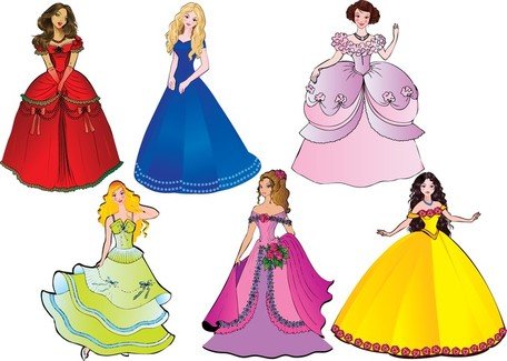 456x325 Free Beautiful Princess 02 Clipart And Vector Graphics