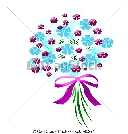 450x470 Clip Art Flower Ribbon