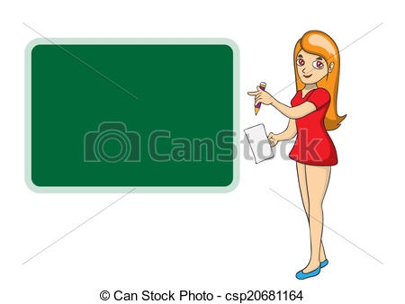 450x338 Beautiful Teacher Clipart