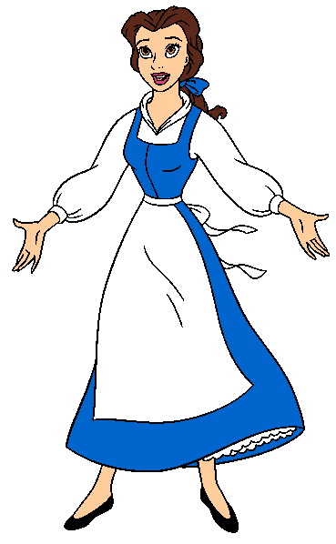 369x598 Belle Disney Clipart