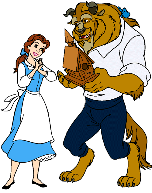500x635 Belle And The Beast Clip Art 2 Disney Clip Art Galore