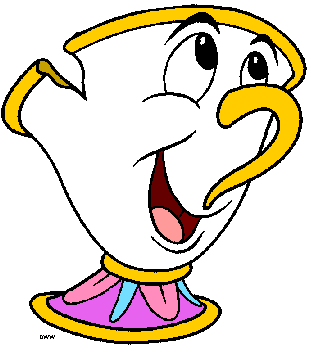 312x346 Collection Of Chip Clipart Beauty And The Beast High Quality