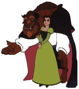 261x292 Clipart Beauty And The Beast