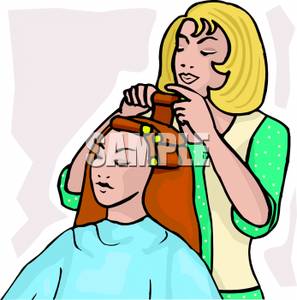 297x300 Hair Dresser Clipart