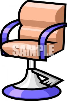 232x350 Royalty Free Clip Art Image Hair Salon Chair