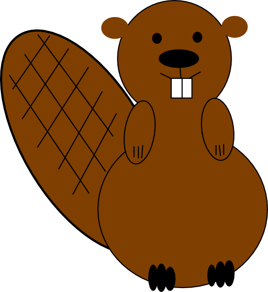 552x600 Clipart Beaver Beaver Clip Art