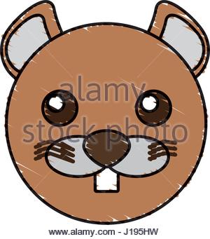 300x341 Funny Beaver Cartoon Illustration Stock Photo 103011036