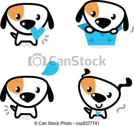 450x423 Cute Dog Clip Art Black And White Clipart Panda