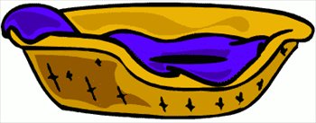 350x137 Clip Art Dog Bed Clipart