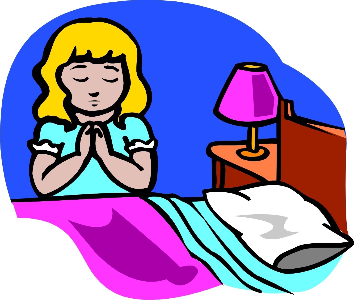 1500x1271 Kids Bedtime Prayer Clipart Prayer Clipart