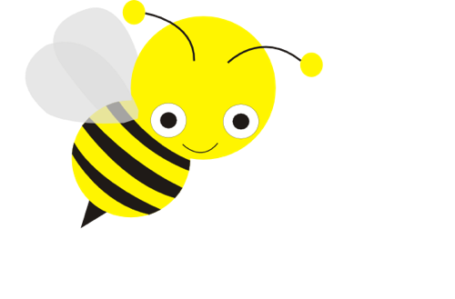 500x329 Free Bee Clip Art From The Clipart Panda