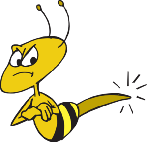 299x288 Bees Clipart Sad