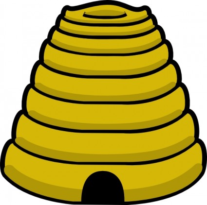 425x422 Image Of Bee Hive Clipart