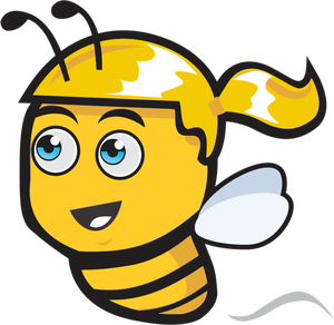 300x292 97 Honey Bee Clip Art Free Public Domain Vectors