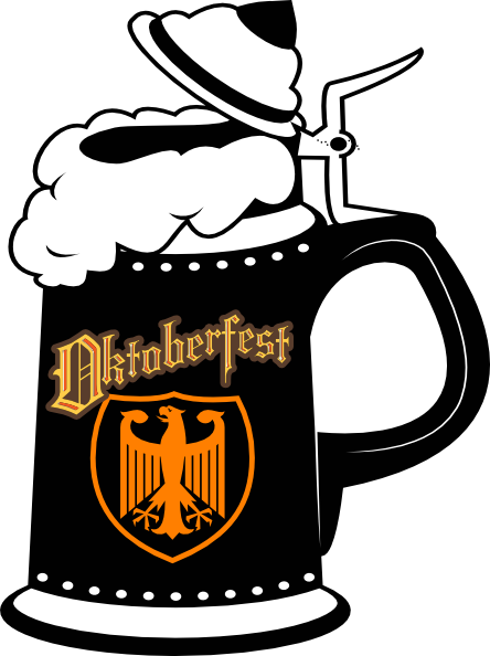 444x594 Oktoberfest Beer Mug Clip Art