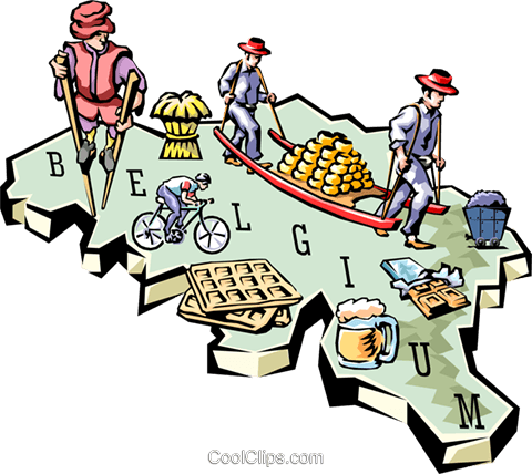 480x428 Belgium Map Royalty Free Vector Clip Art Illustration Worl0637