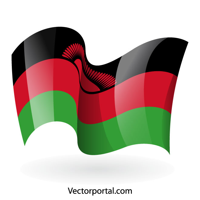 660x660 Malawi Flag Clip Art